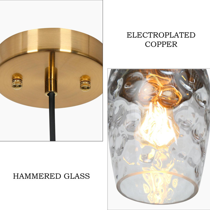 Mercer41 Hanshelmut 1-Light Kitchen Island Pendant & Reviews | Wayfair